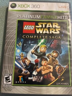 Lego Star Wars Complete Saga Cover - Green Black Accents